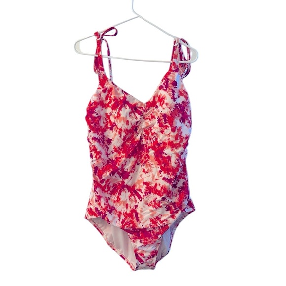 Time Tru One Piece Swimsuit New 20/22 Pink - Picture 1 of 3
